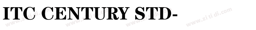 ITC CENTURY STD字体转换 ITC CENTURY STD字体转换